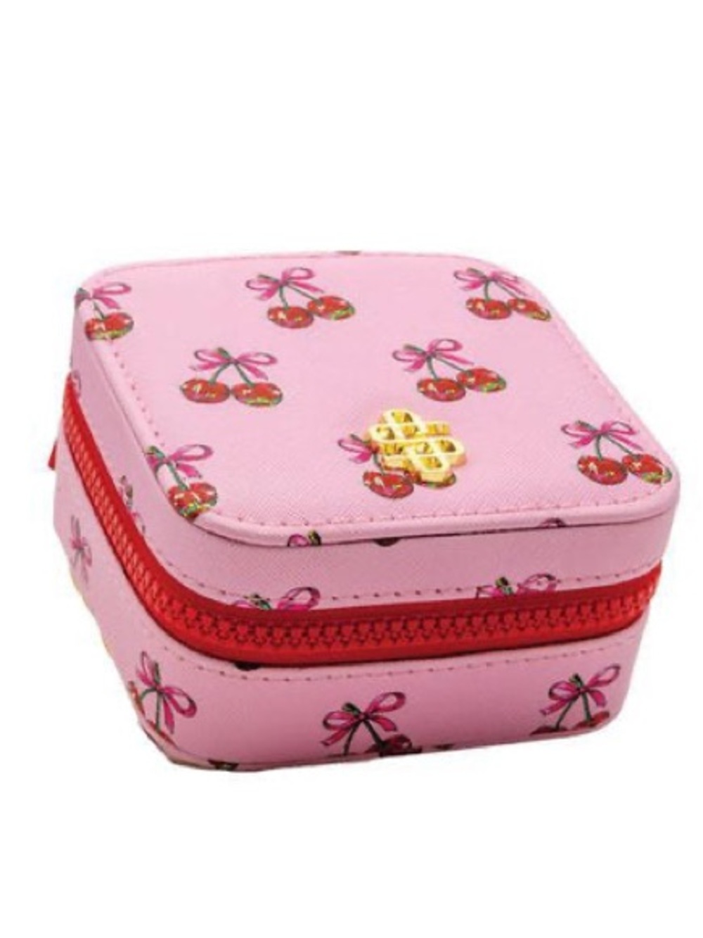 Simply Southern Pink Cherry Travel Jewelry Case
